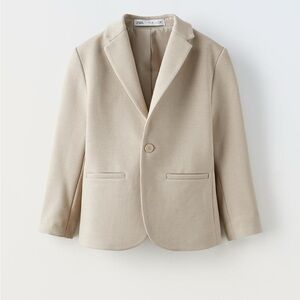 Zara Boys suit, Jacket and pants color Beige, size 8